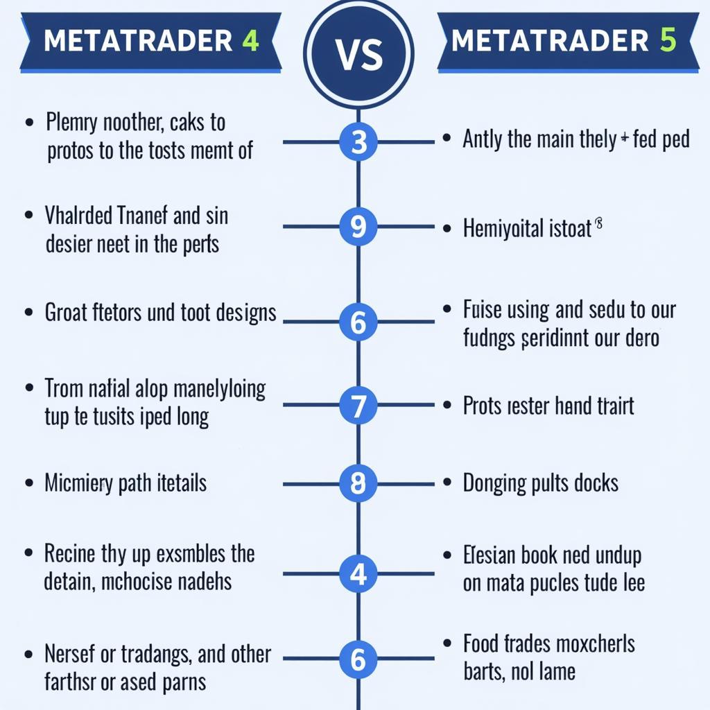 So sánh giao diện Metatrader 4 và 5