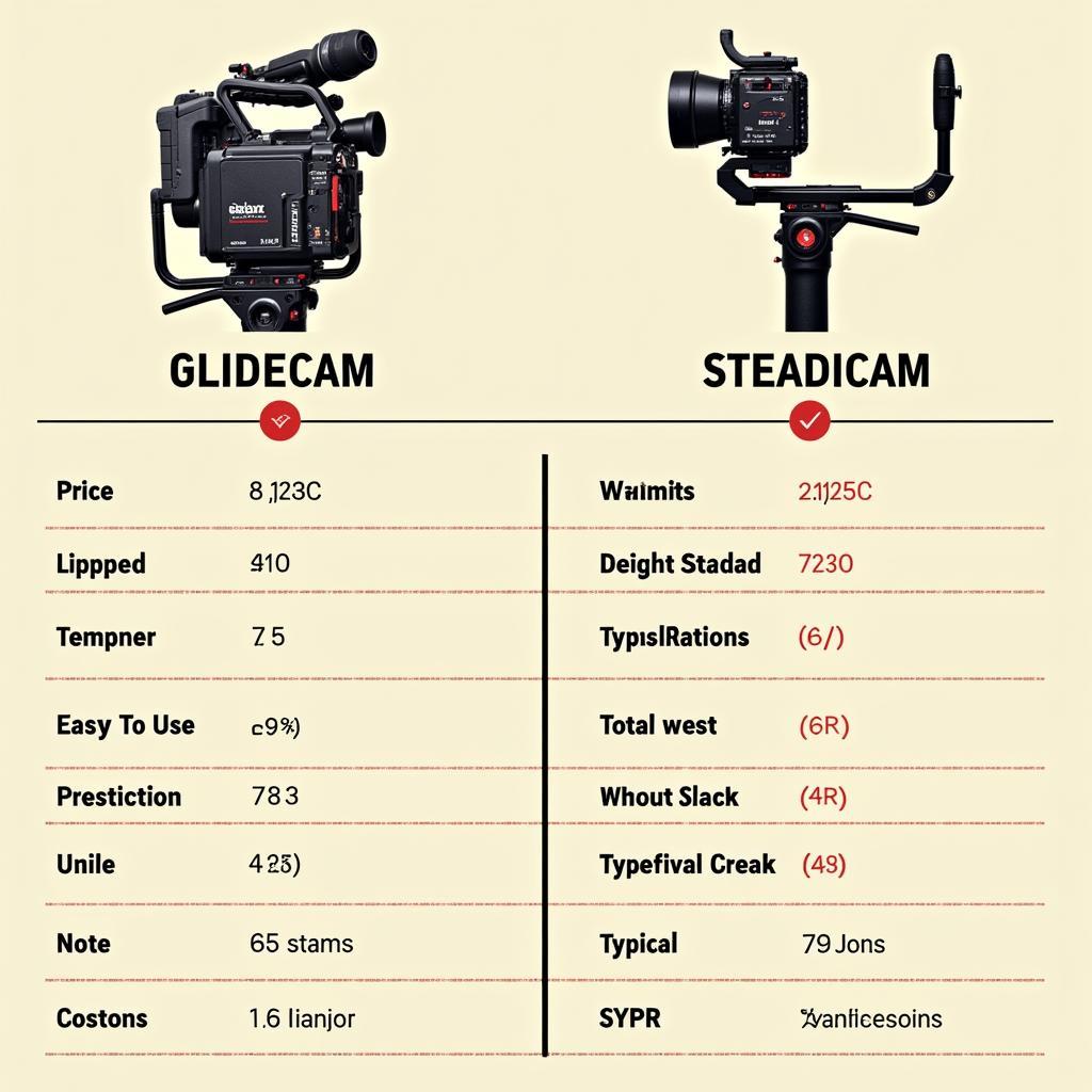 So sánh Glidecam và Steadicam