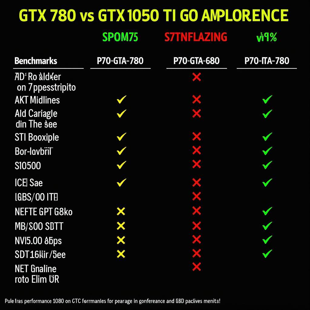 So sánh GTX 780 vs GTX 1050 Ti về hiệu năng