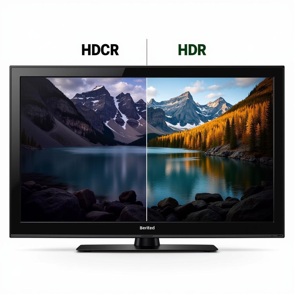 So sánh HDCR và HDR trên TV