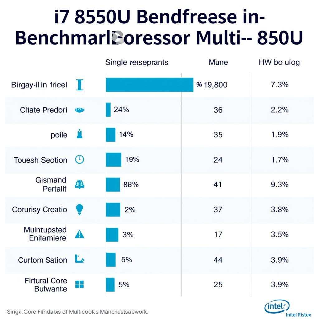 So sánh hiệu năng giữa i7 8550U và i7 8650U