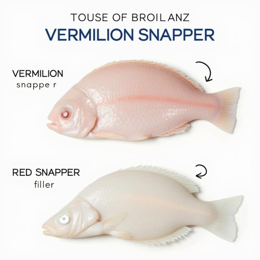 So Sánh Hương Vị Vermilion và Red Snapper