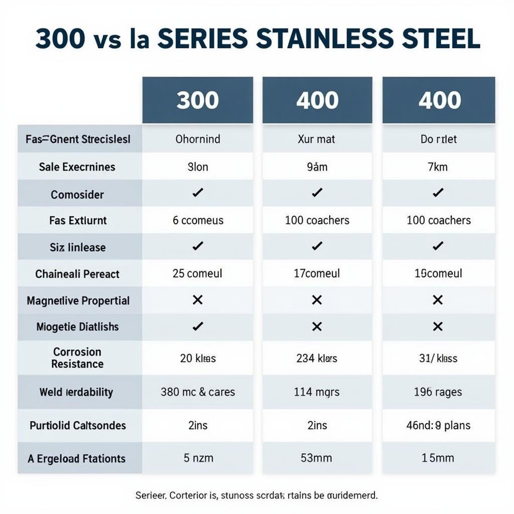 Comparison of 300 and 400 Series Stainless Steel