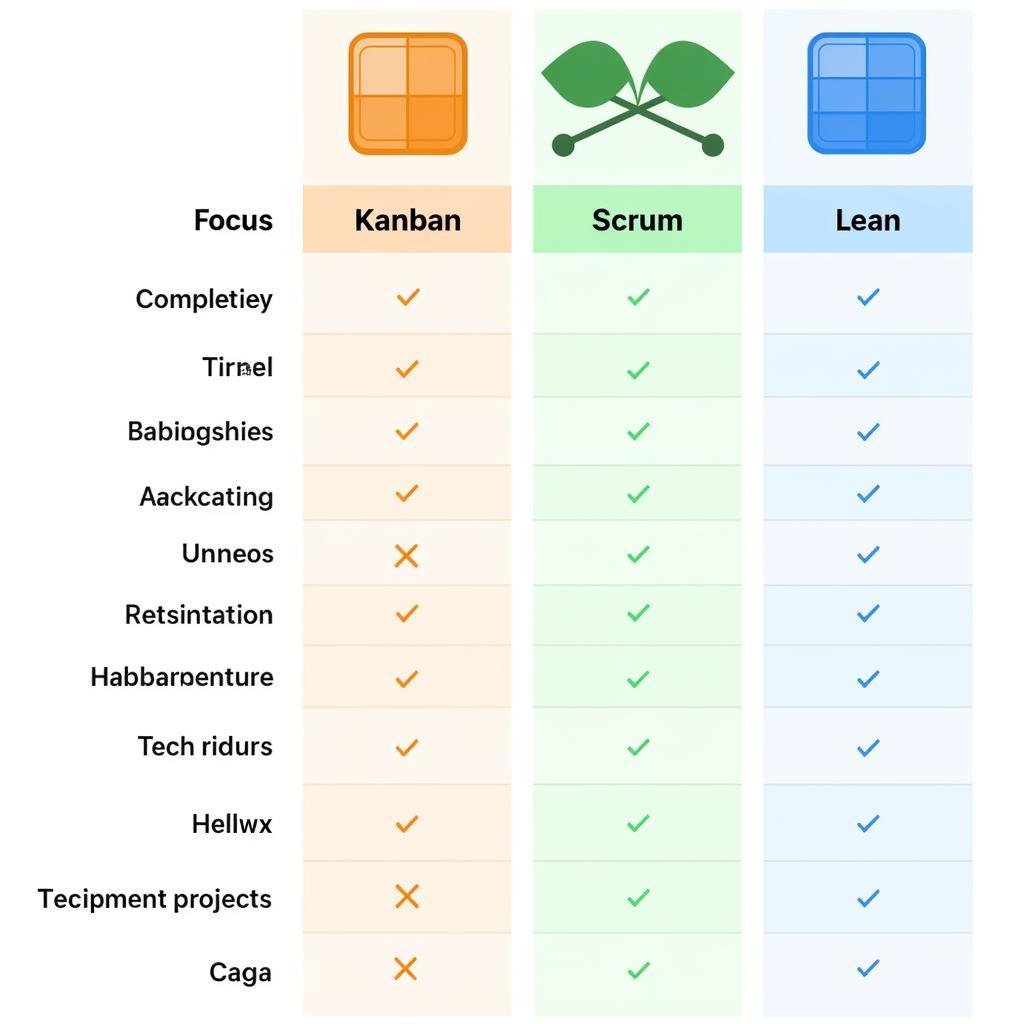 So Sánh Kanban Scrum Lean