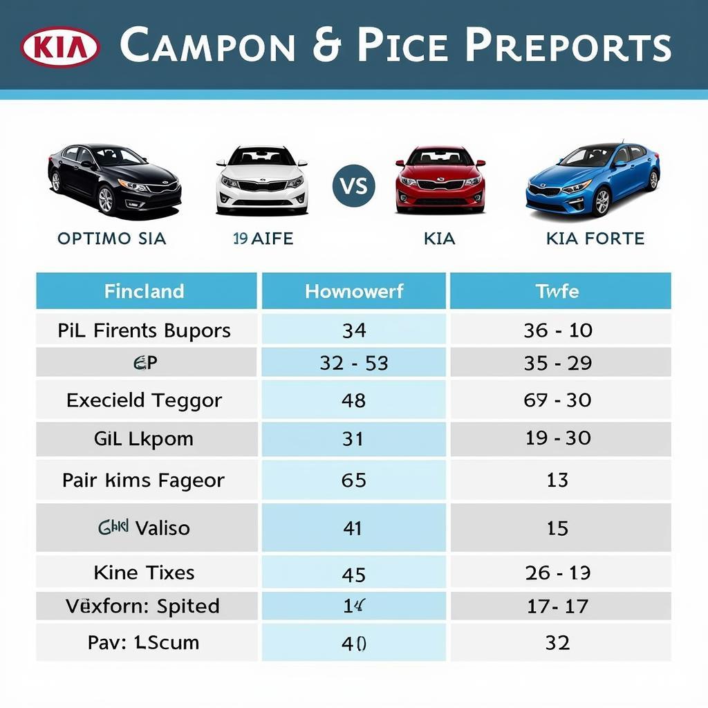 So sánh động cơ Kia Optima và Kia Forte