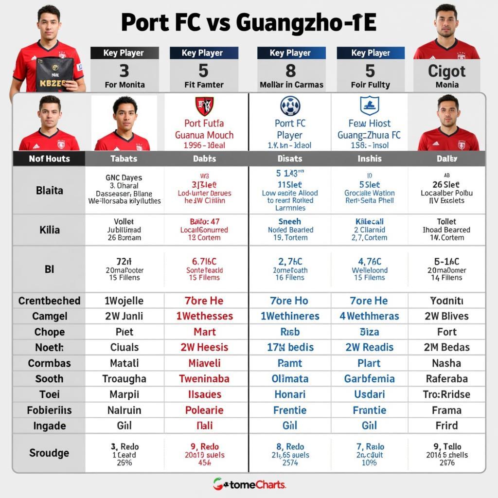 So sánh lực lượng giữa Port FC và Guangzhou FC