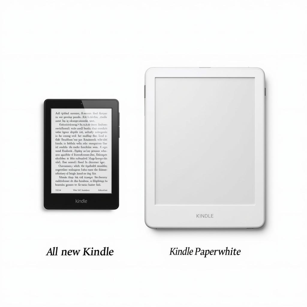 So sánh màn hình All-new Kindle và Paperwhite