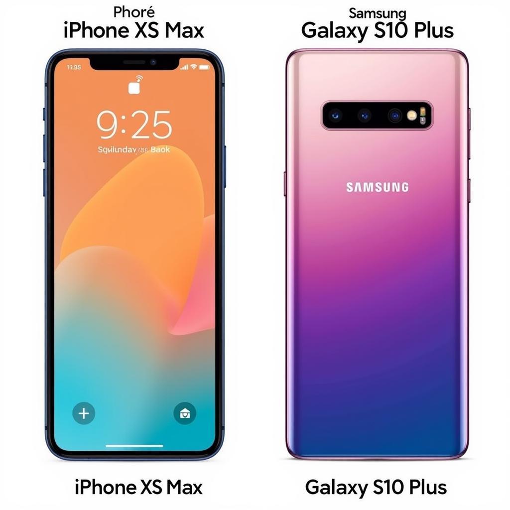 So sánh màn hình iPhone XS Max và Galaxy S10 Plus