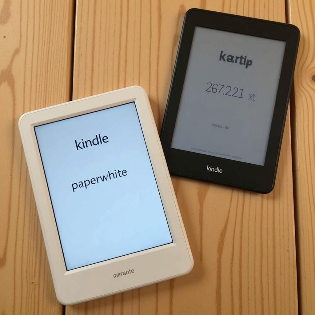 So sánh màn hình Kindle và Paperwhite