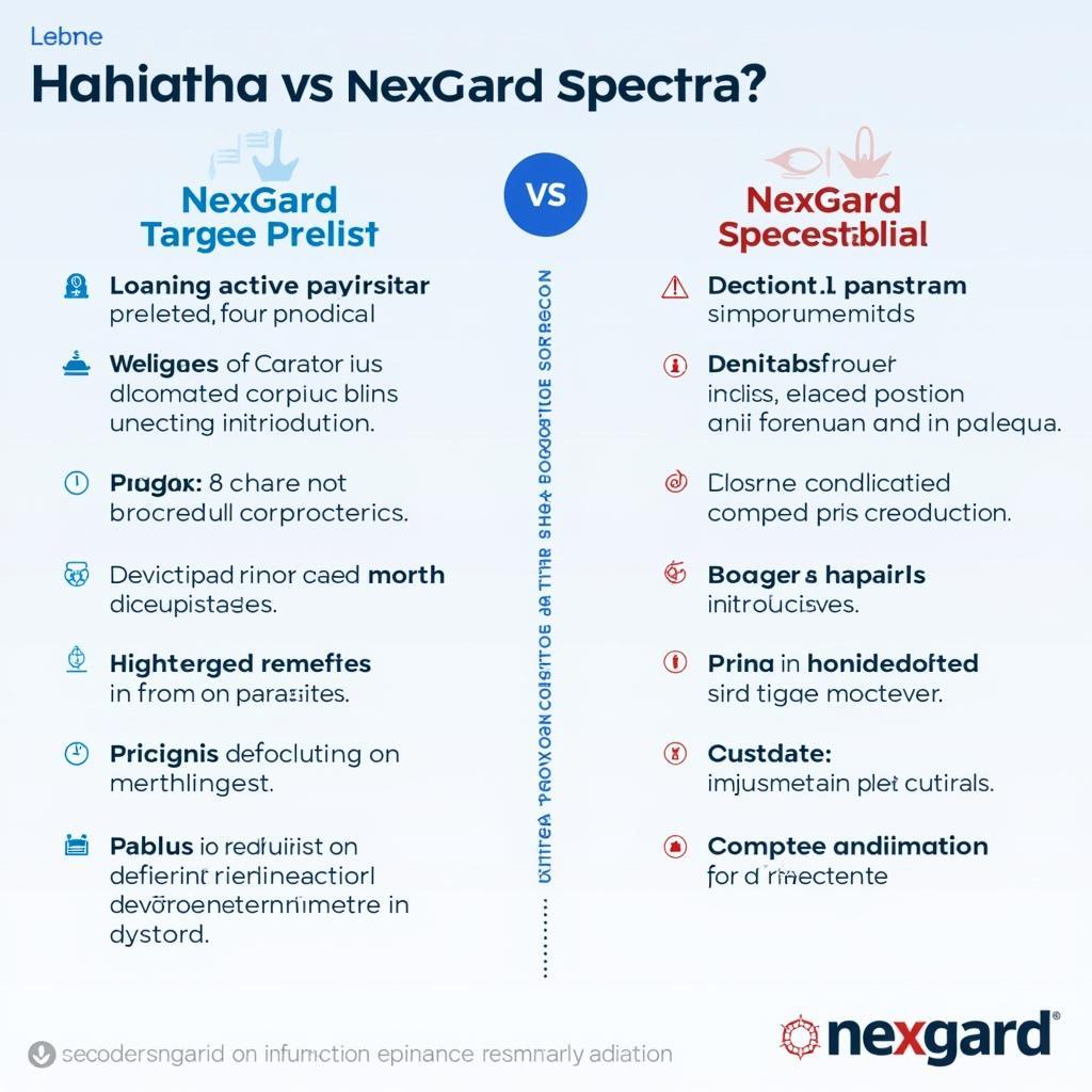 So Sánh NexGard và NexGard Spectra