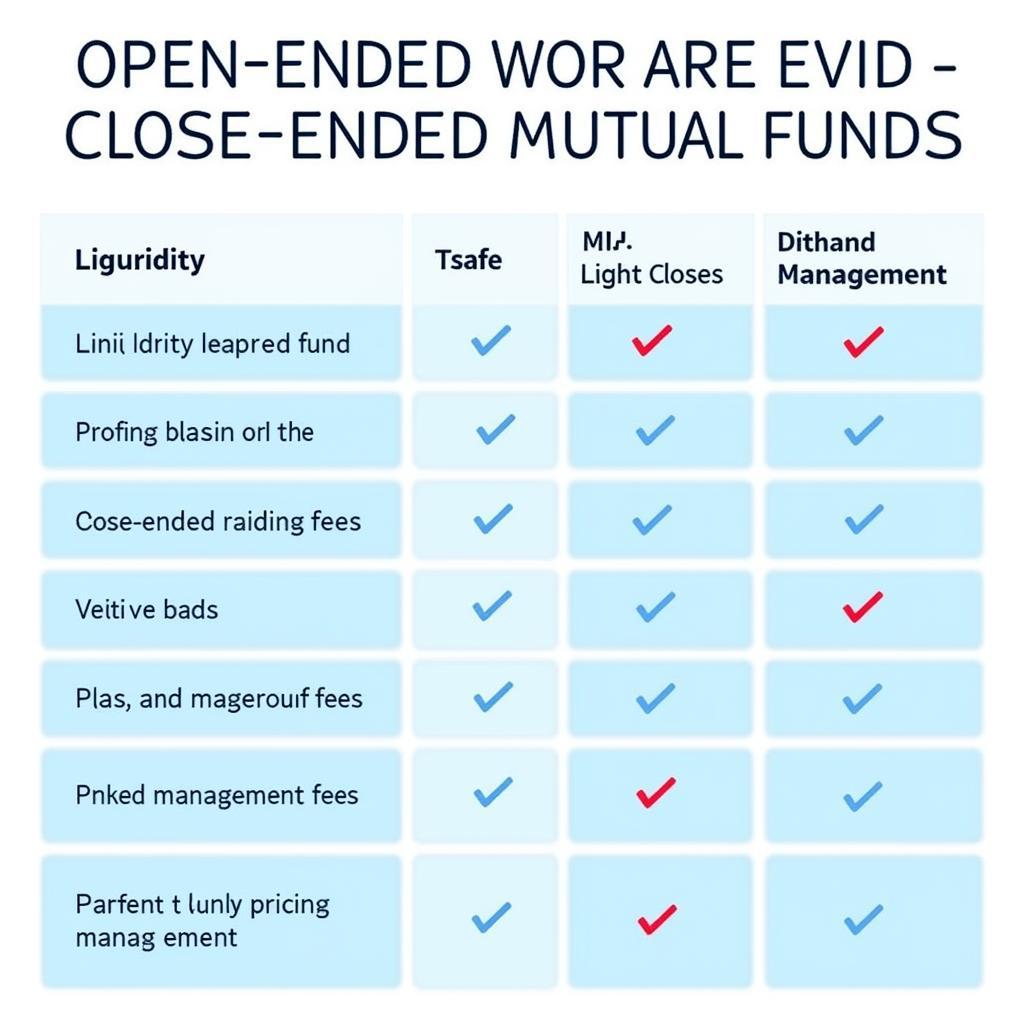 So Sánh Open Ended và Close Ended Mutual Funds