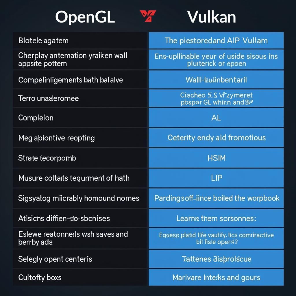 So sánh OpenGL vs Vulkan