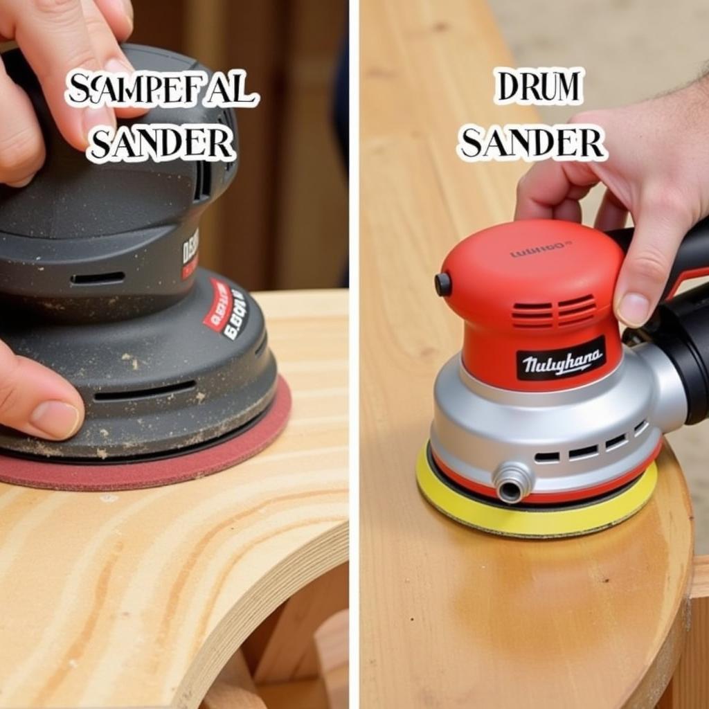 So Sánh Orbital và Drum Sander