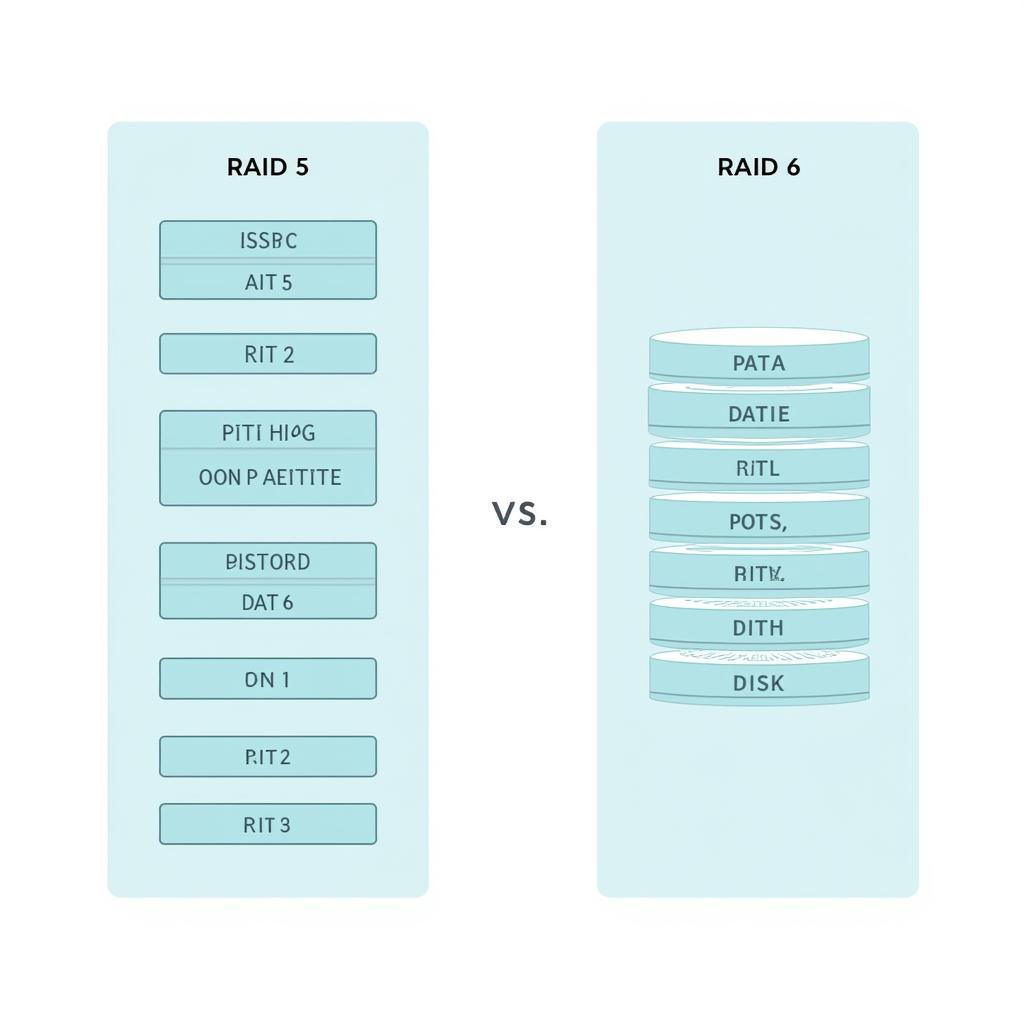 So sánh RAID 5 và RAID 6