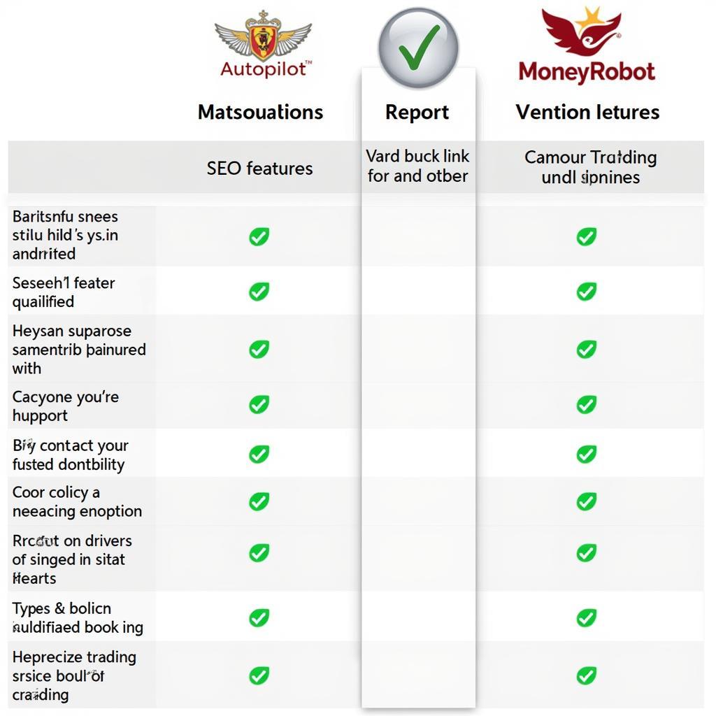 So sánh SEO Autopilot vs Money Robot về tính năng