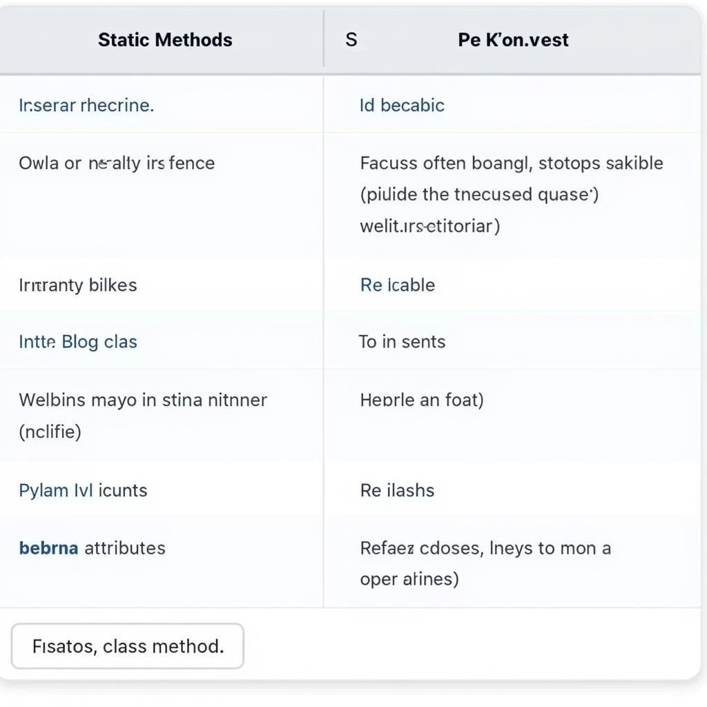 So sánh trực quan static và class method trong Python