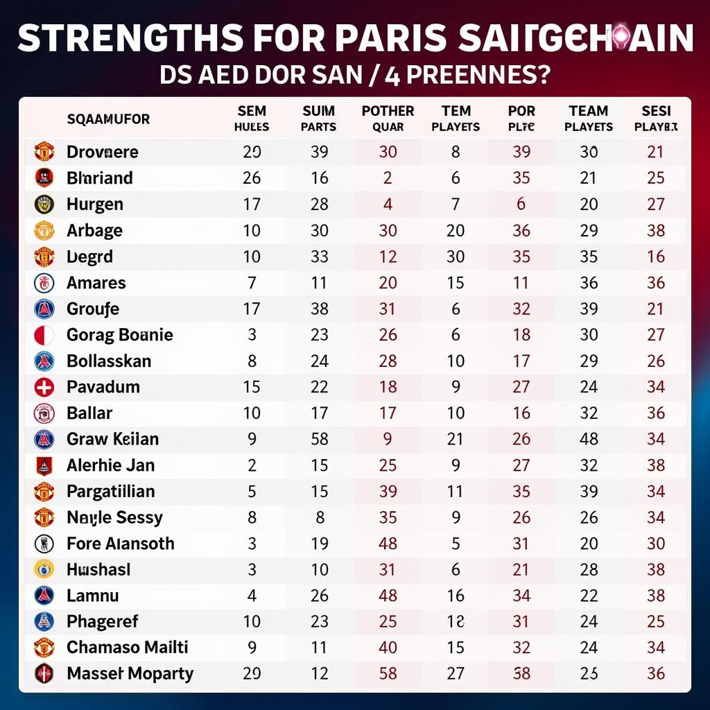 So sánh sức mạnh đội hình MU vs Paris