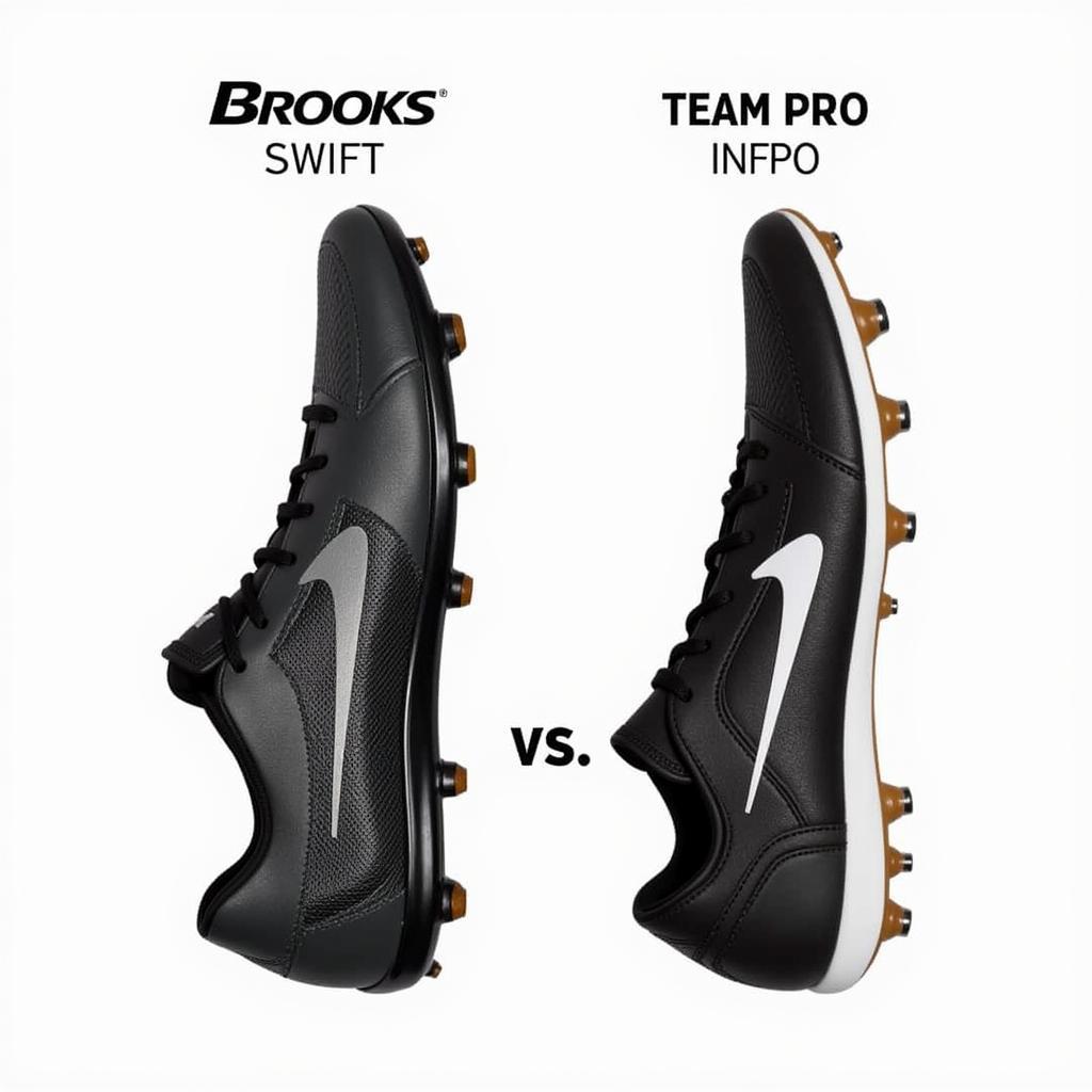 So sánh thiết kế Brooks Swift và Team Pro