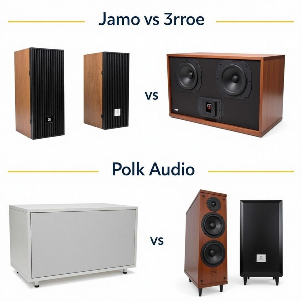 So sánh thiết kế loa Jamo và Polk Audio