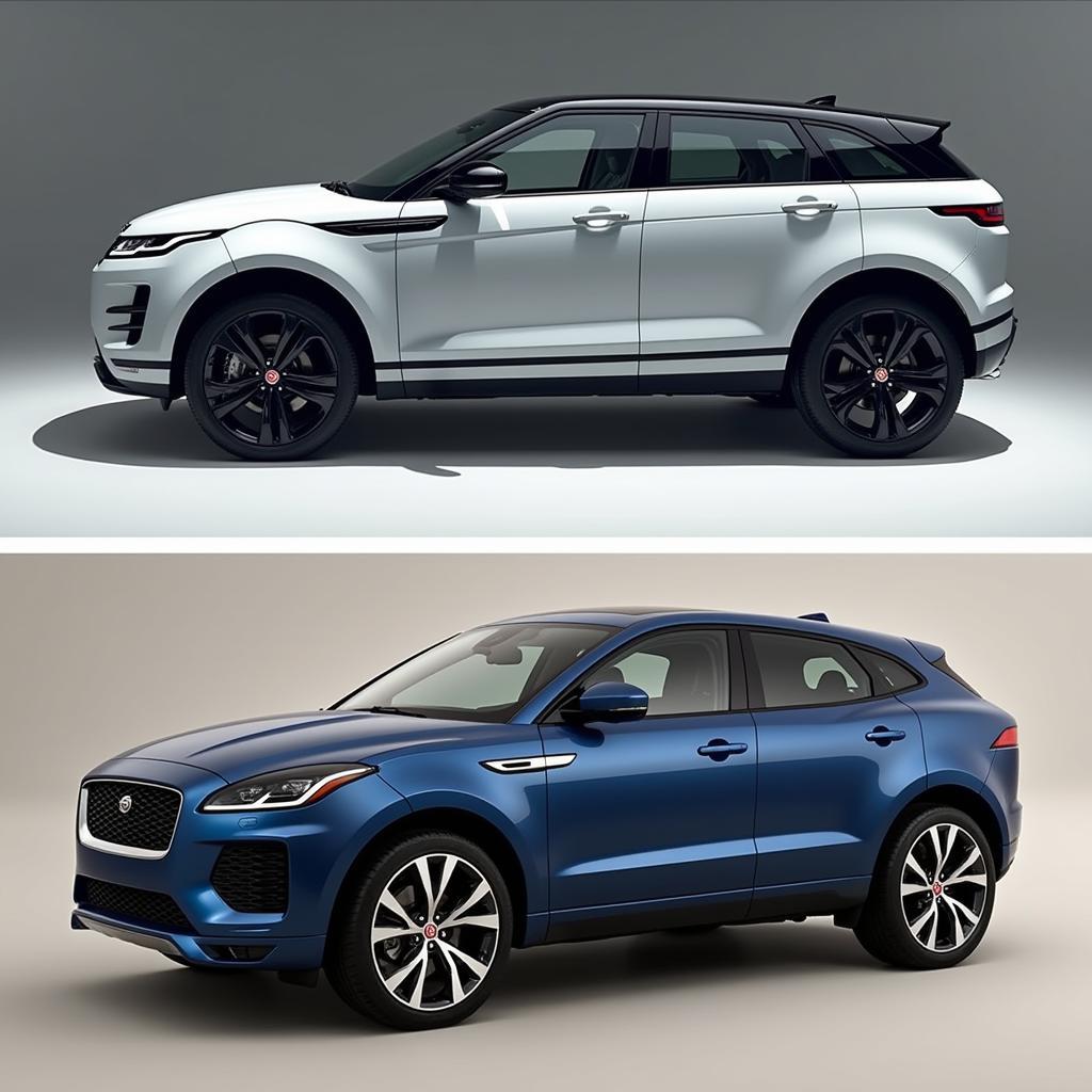 So sánh thiết kế ngoại thất Evoque và E-Pace