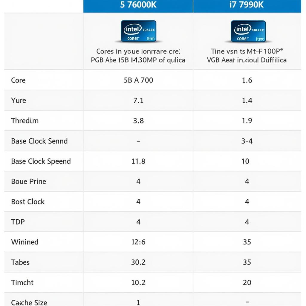 So sánh thông số kỹ thuật i5 7600K và i7 4790K