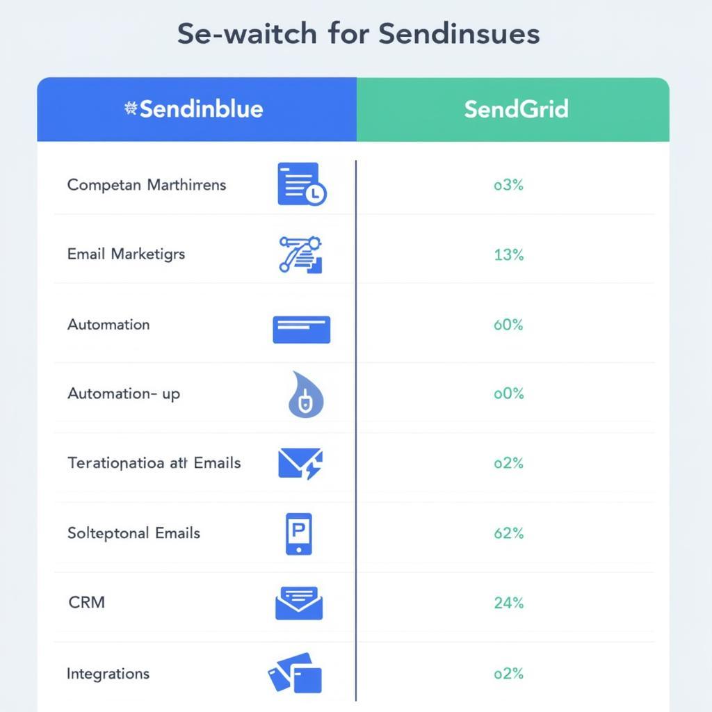 So sánh tính năng Sendinblue và SendGrid