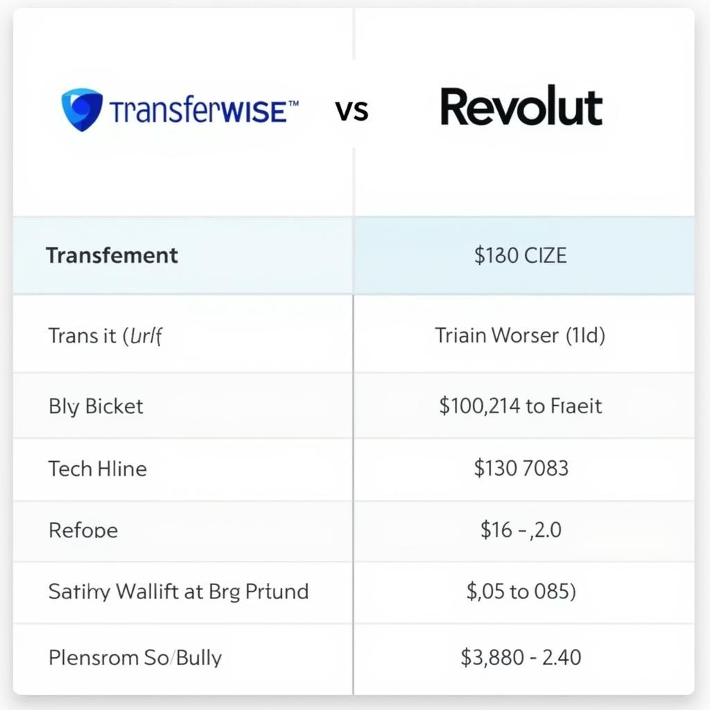 So sánh phí chuyển tiền TransferWise và Revolut