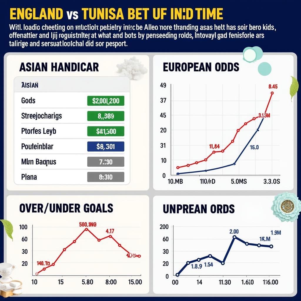 Soi kèo Anh vs Tunisia: Kèo Châu Á, Châu Âu, Tài Xỉu