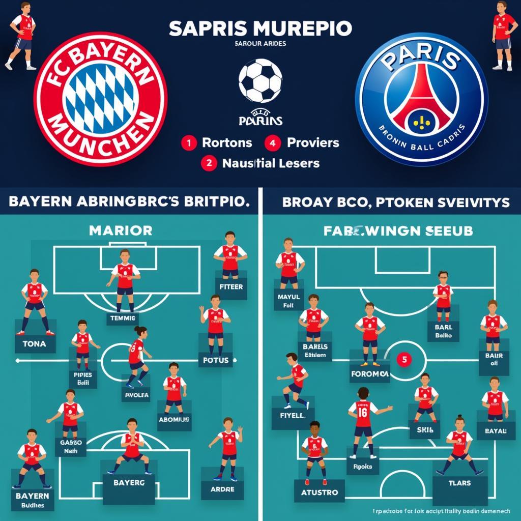 Phân tích lực lượng Bayern Munich vs PSG