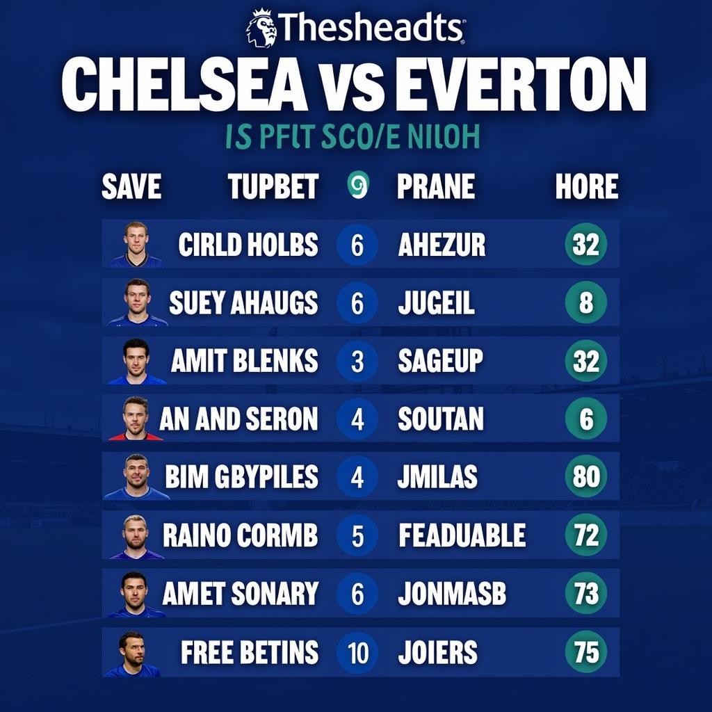 Dự đoán kết quả trận đấu Chelsea vs Everton