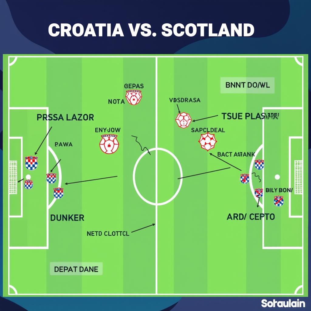 Phân tích chiến thuật Croatia vs Scotland