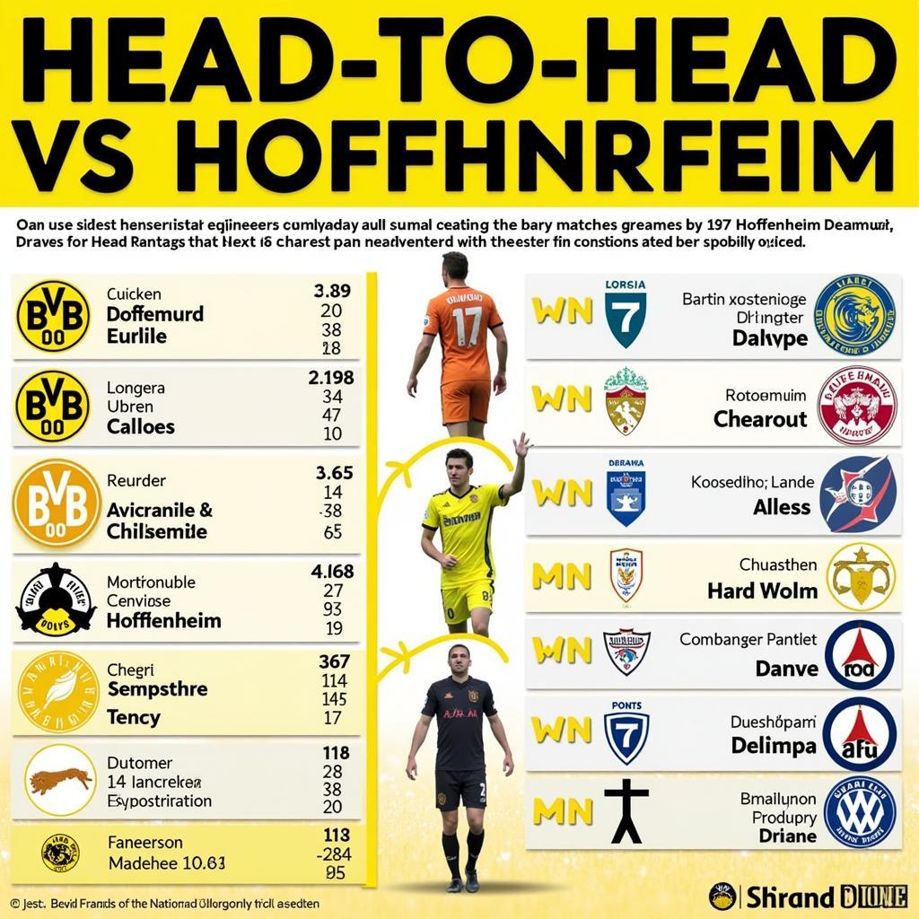 Lịch sử đối đầu Dortmund vs Hoffenheim