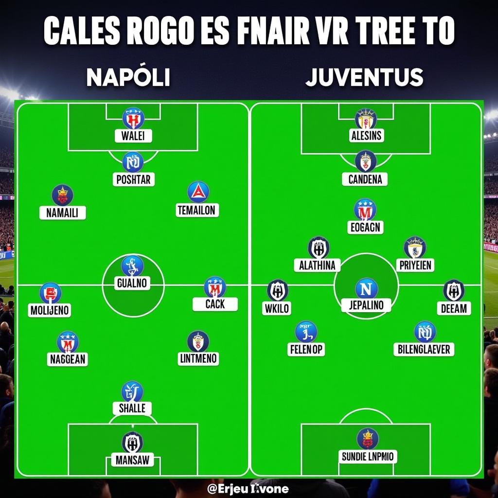 Đội hình dự kiến Napoli vs Juventus