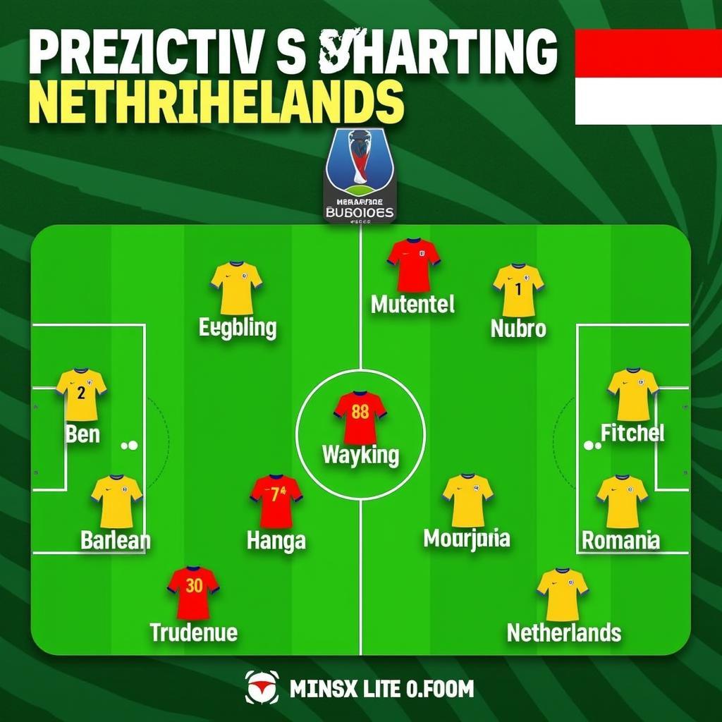 Dự đoán đội hình ra sân Romania vs Hà Lan