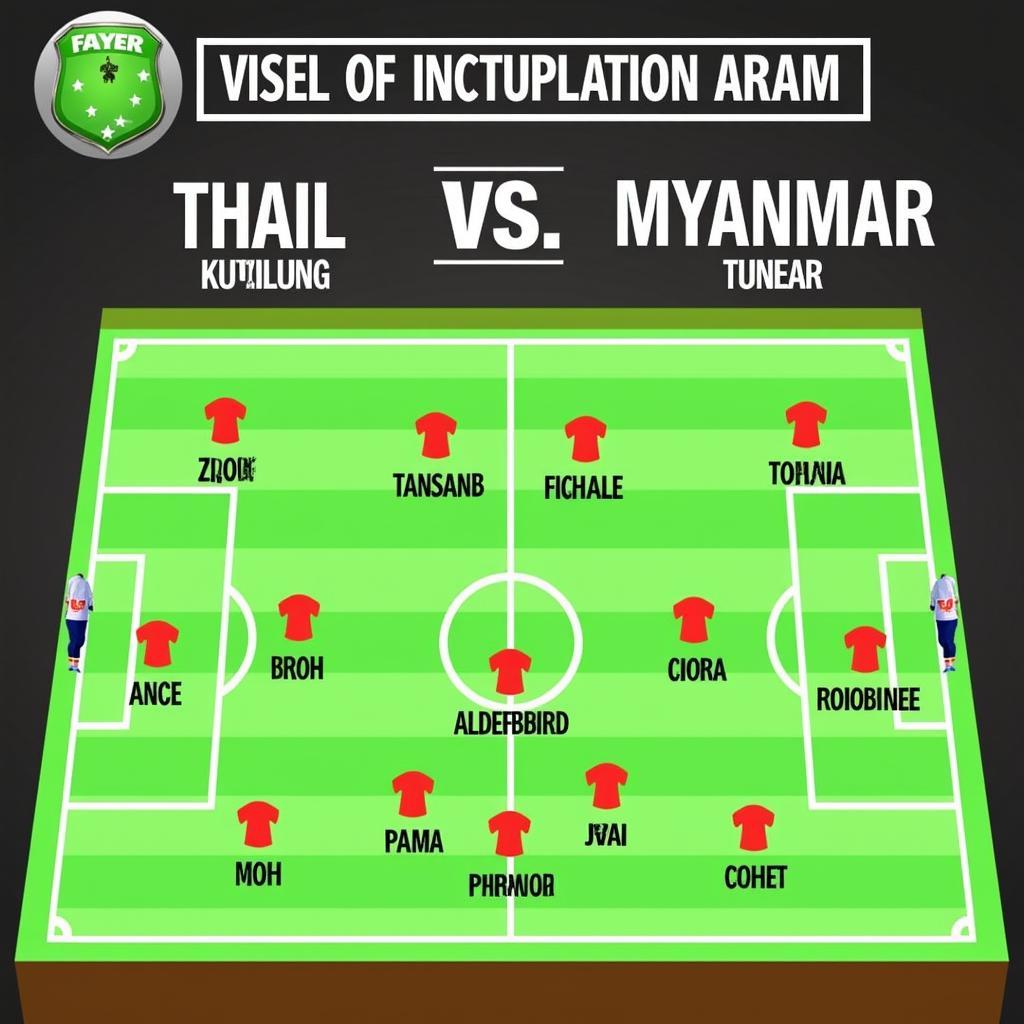 Đội hình dự kiến của Thái Lan và Myanmar