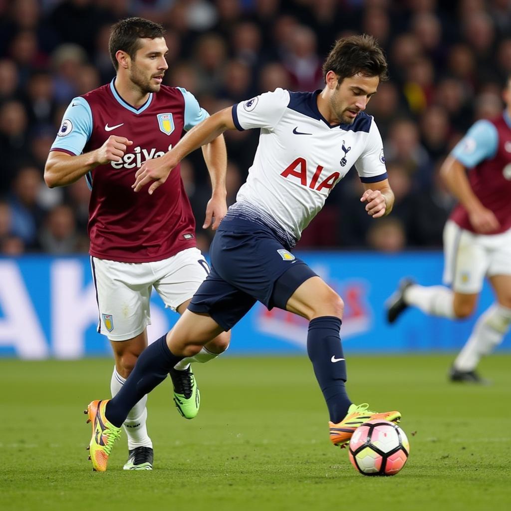 Hàng công Tottenham vs Aston Villa