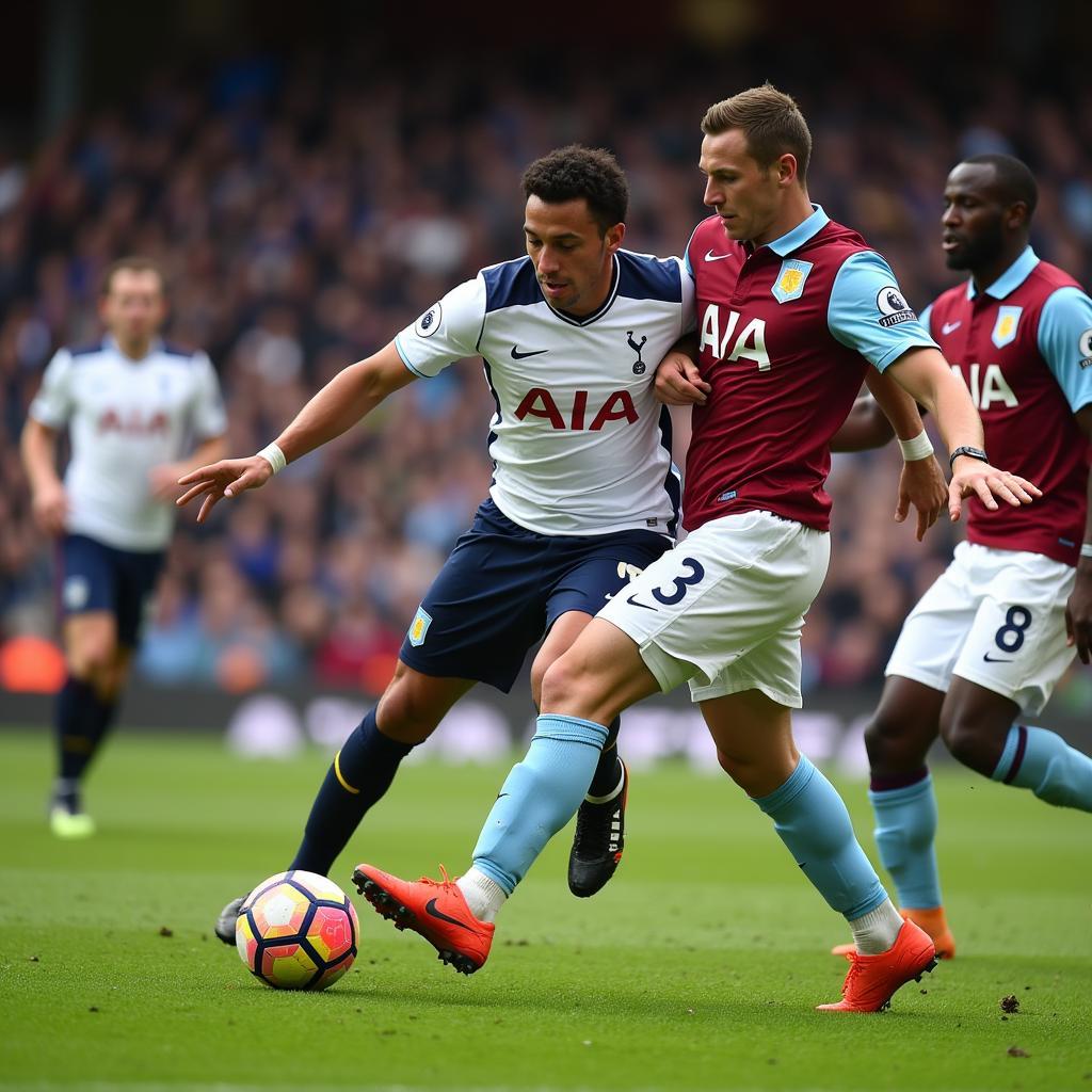 Hàng thủ Tottenham vs Aston Villa