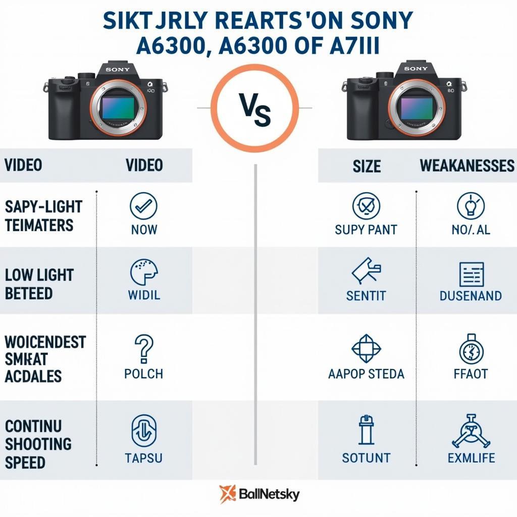 So sánh tổng quan Sony a6300 và a7ii