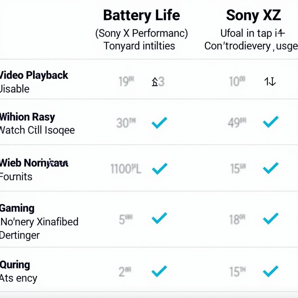 So sánh thời lượng pin Sony X Performance và Sony XZ