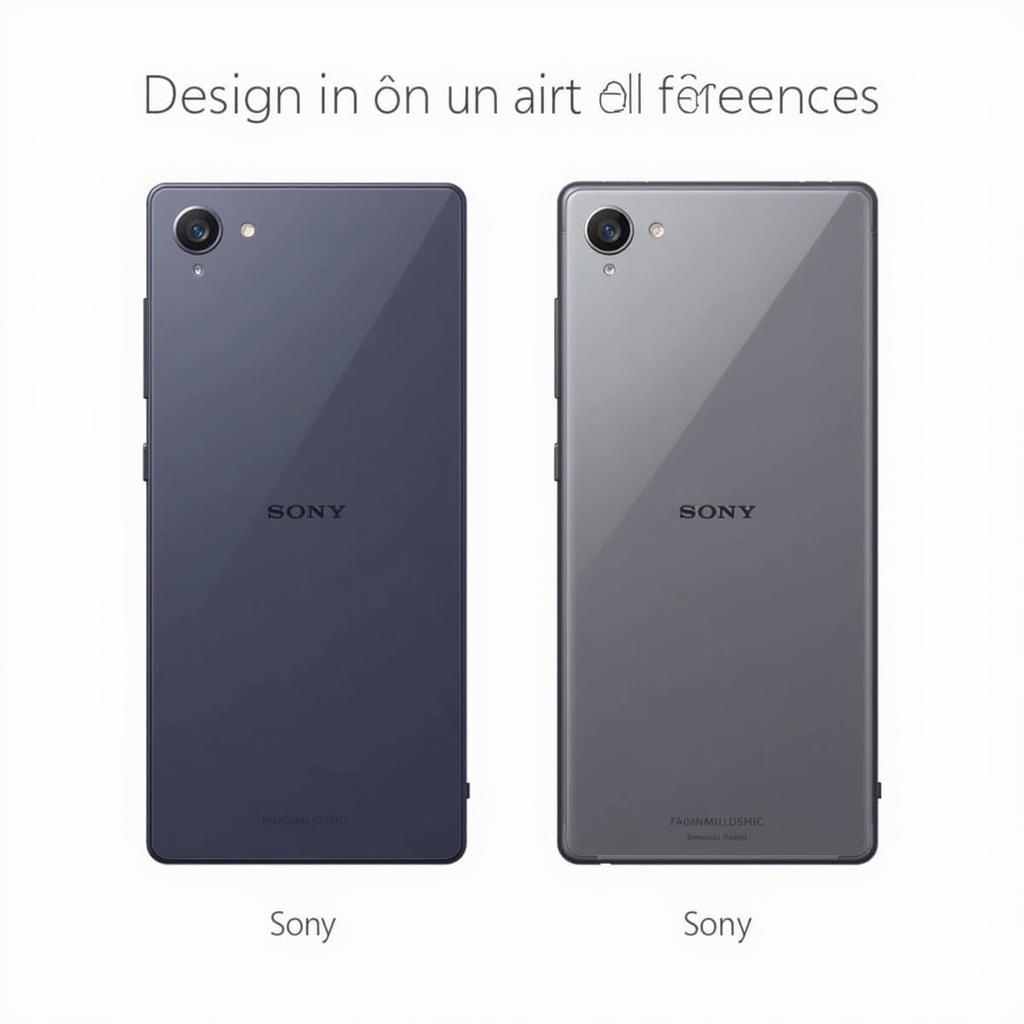 So sánh thiết kế Sony X Performance và Sony XZ