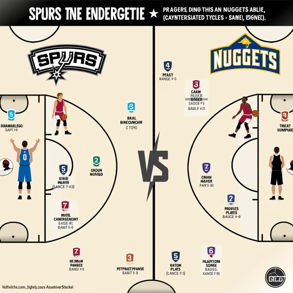 Spurs vs Nuggets: So sánh lối chơi