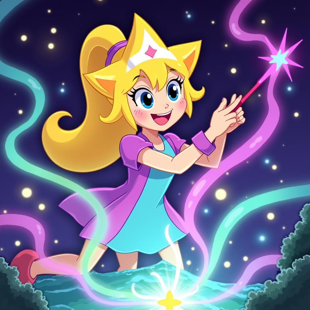 Star Butterfly using magic in Season 3