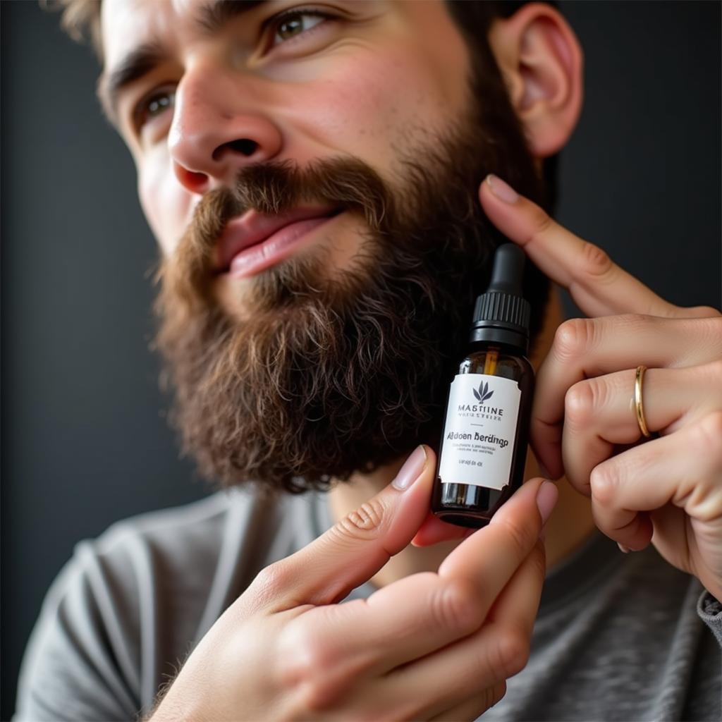 Sử dụng beard oil cho râu