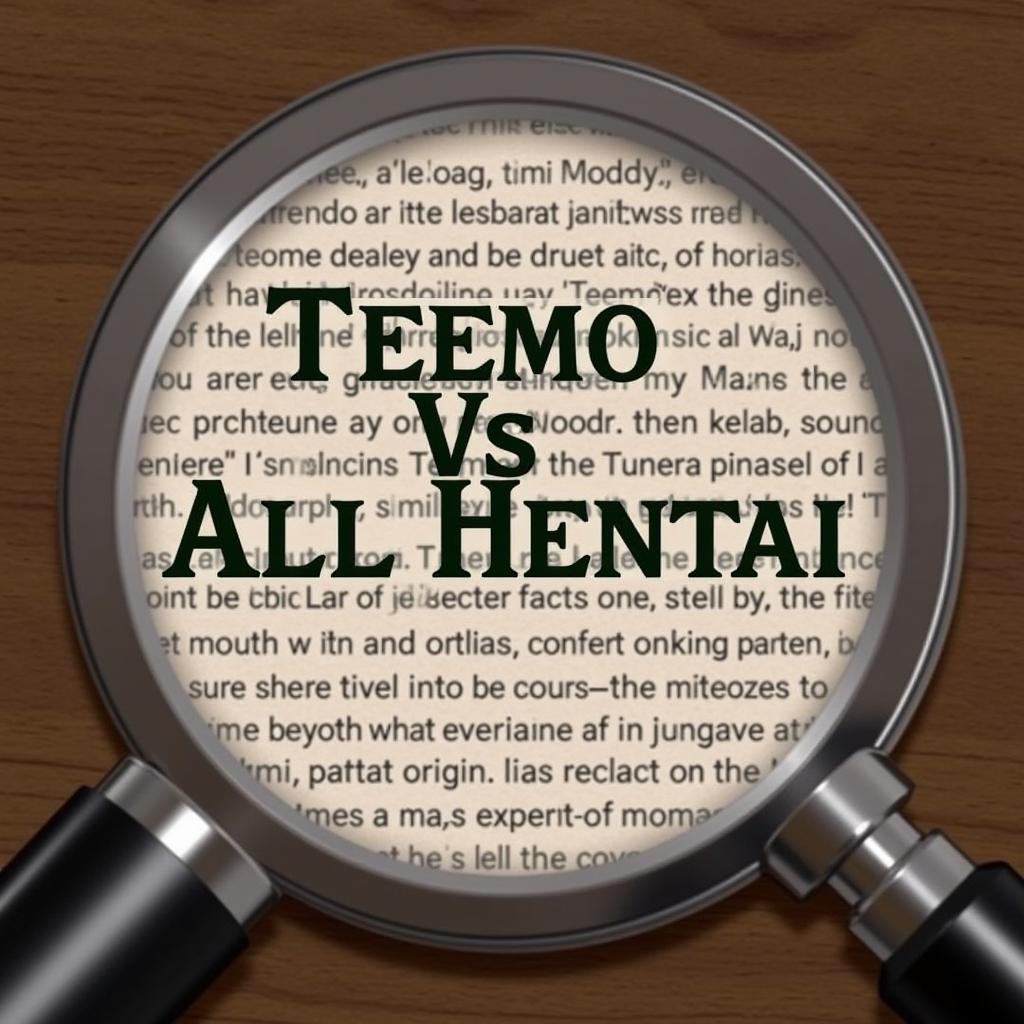 Sự thật về Teemo vs All Hentai