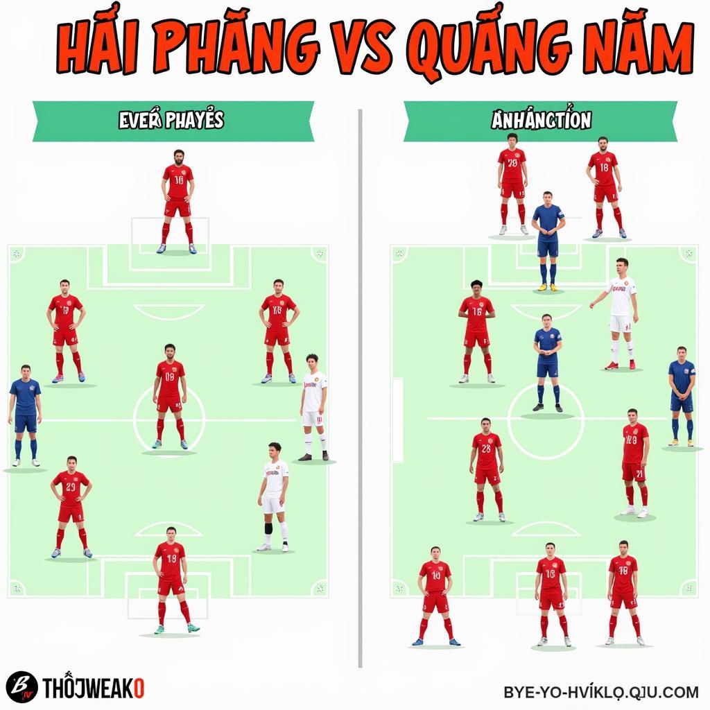 Sức mạnh đội hình Hải Phòng và Quảng Nam