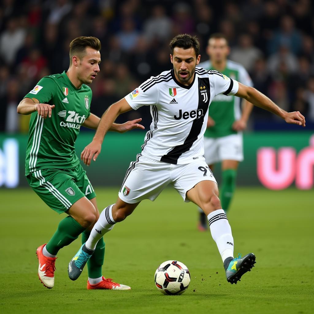 Sức mạnh hàng công Juventus chiến thắng Sassuolo