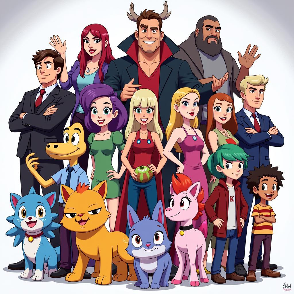 Supporting characters in Star vs the Forces of Evil.