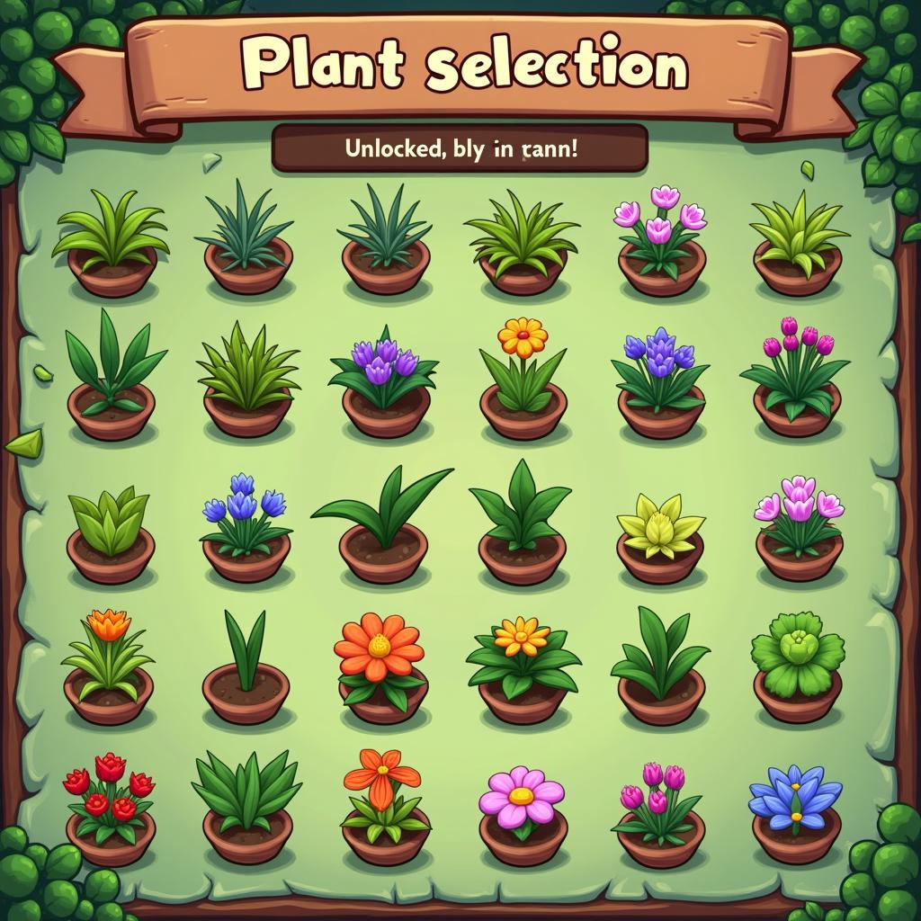 Lựa chọn cây trong Plants vs Zombies Hack