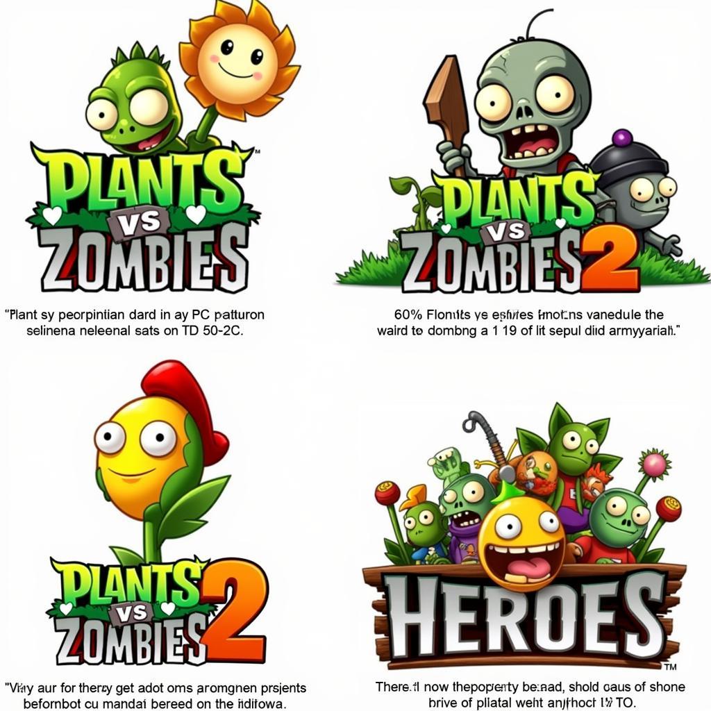 Tải Plants vs Zombies phiên bản khác nhau