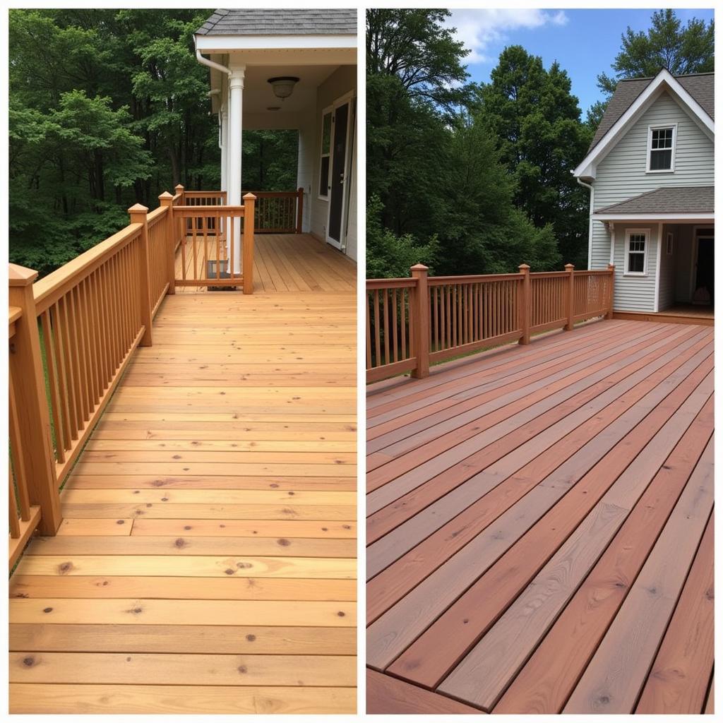 Aesthetic Comparison of Composite and Wood Decking